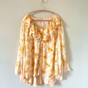 Free People Loretta Floral Printed Tunic